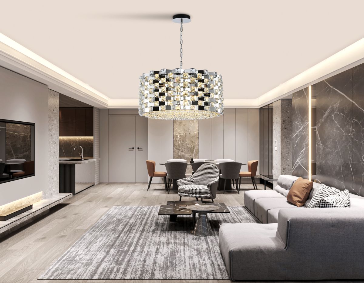 подвесная люстра ambrella light high light crystal lh41006