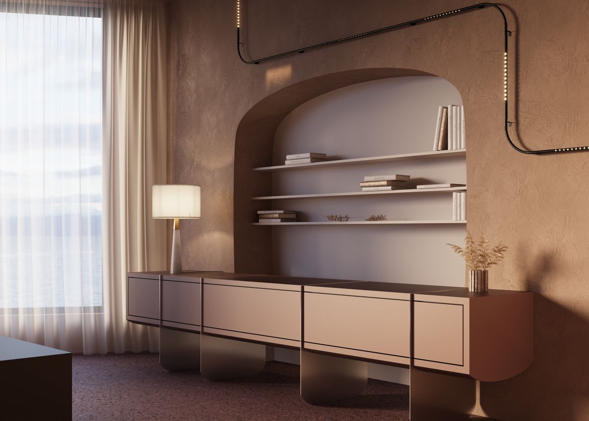 трековый светильник maytoni points c101cl-l1000-24w3-6k-bs