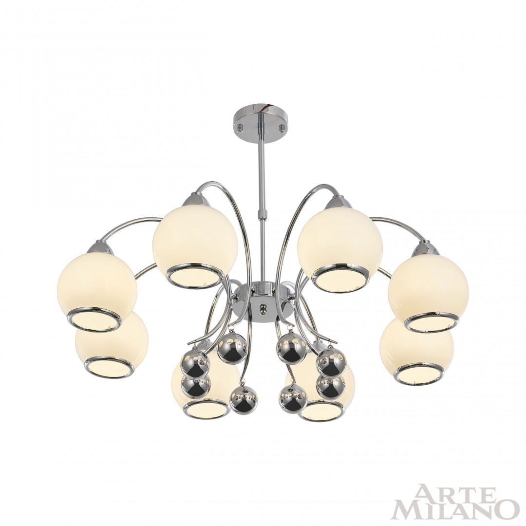 люстра на штанге arte milano 276207/8 ni