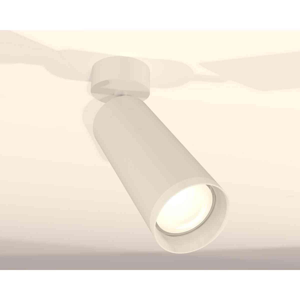 комплект накладного светильника ambrella light techno spot xm6342010 swh/fr белый песок/белый матовый (a2202, c6342, n6246)