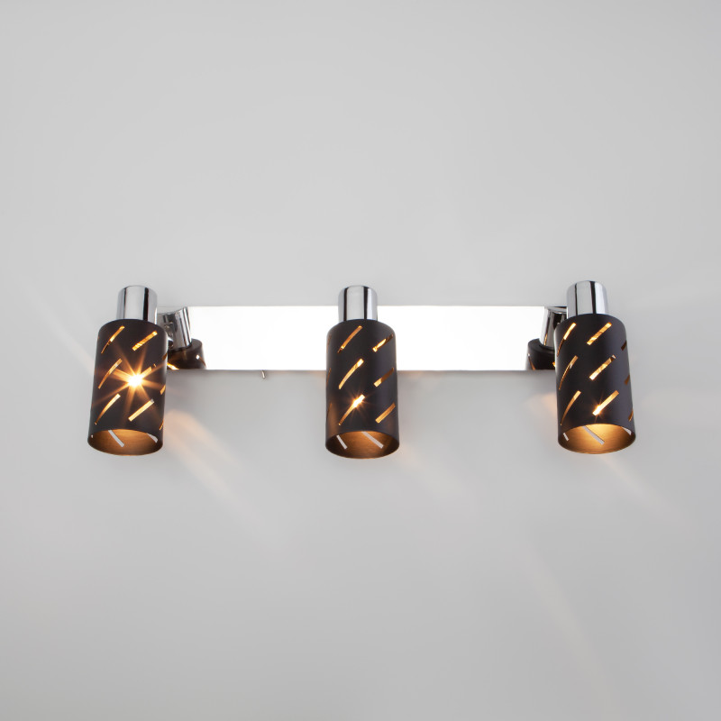 бра eurosvet 20090/3 черный/хром