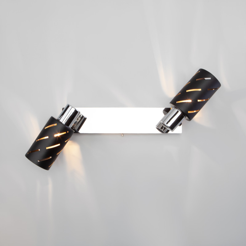 бра eurosvet 20090/2 черный/хром