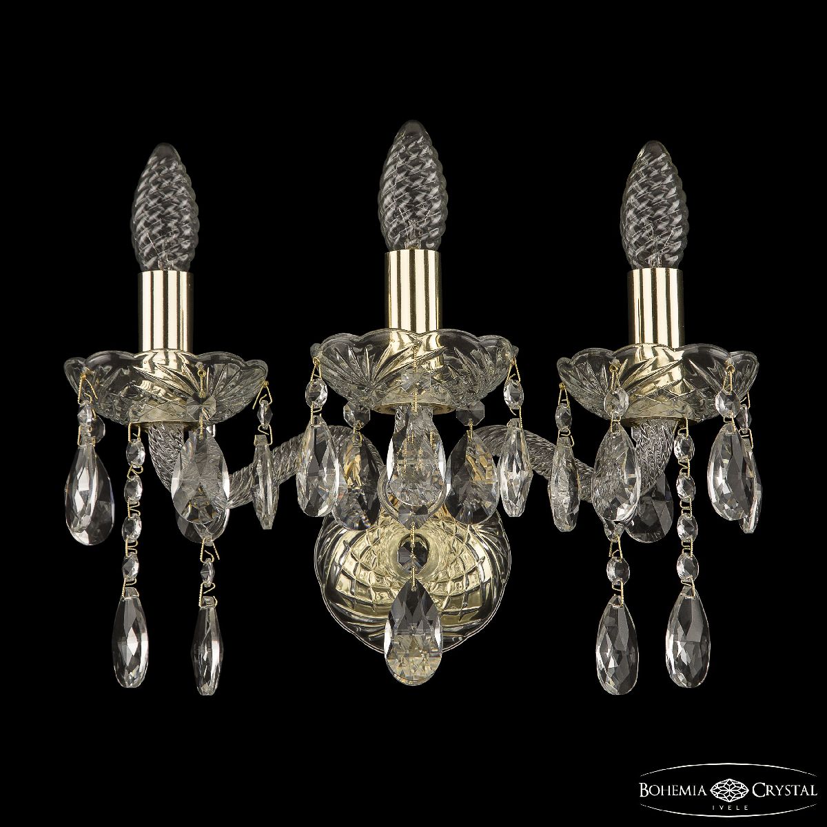 бра bohemia ivele crystal 107b/3/141 g