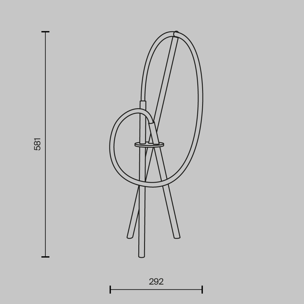 настольная лампа maytoni crochet mod369tl-l15bs3k