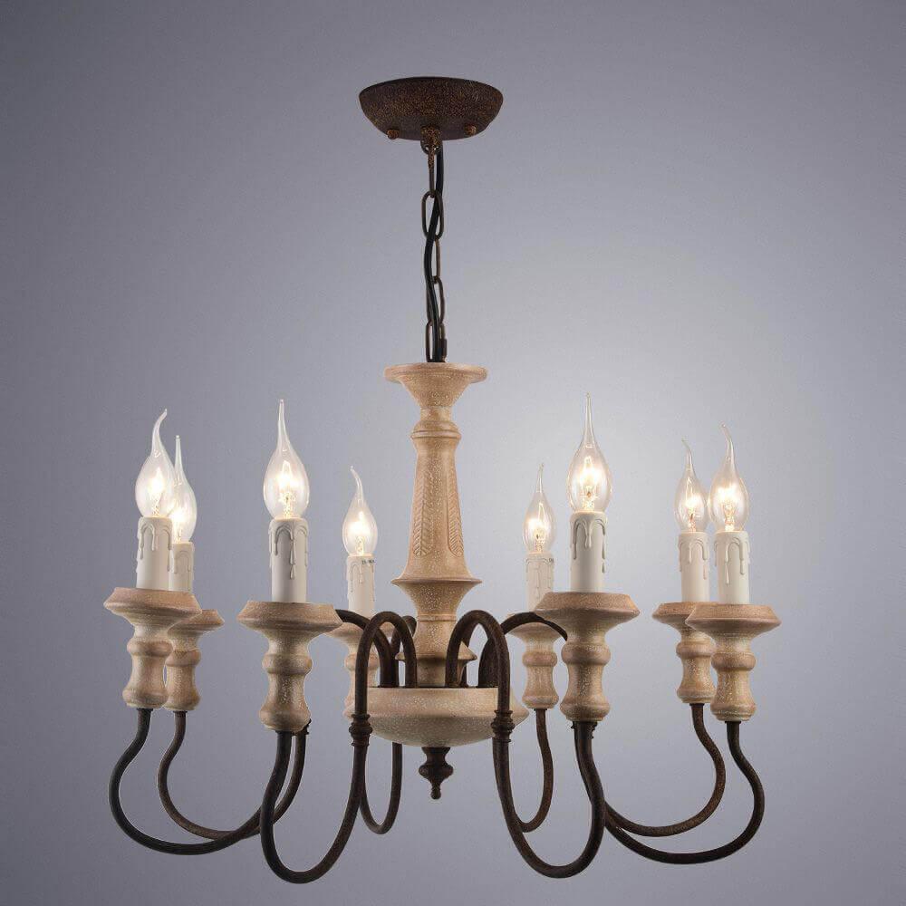 подвесная люстра arte lamp a1700lm-8br