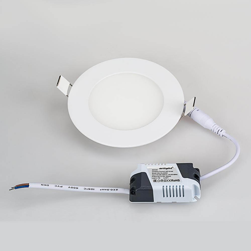 встраиваемый светодиодный светильник arlight dl-120m-9w white 020105