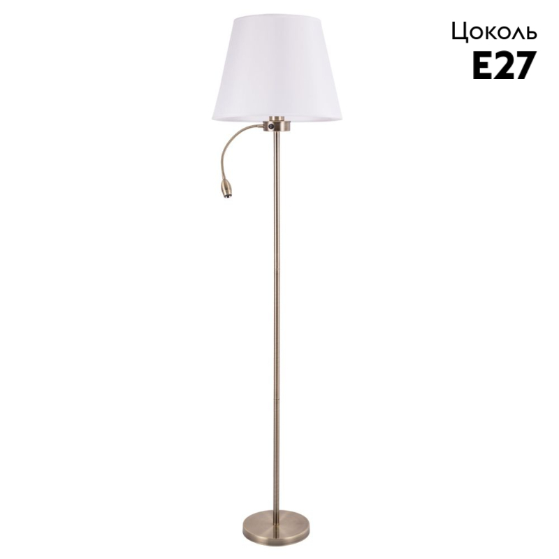 торшер arte lamp elba a2581pn-2ab