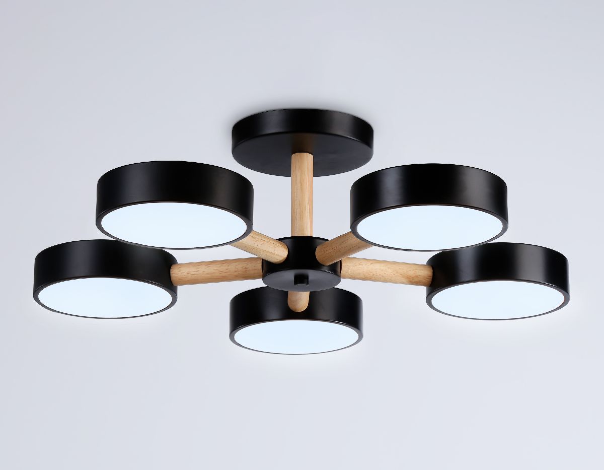 люстра на штанге ambrella light linetech fl4828