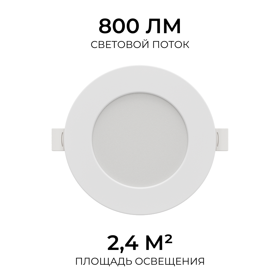 встраиваемая светодиодная панель apeyron 3 ссt 06-161