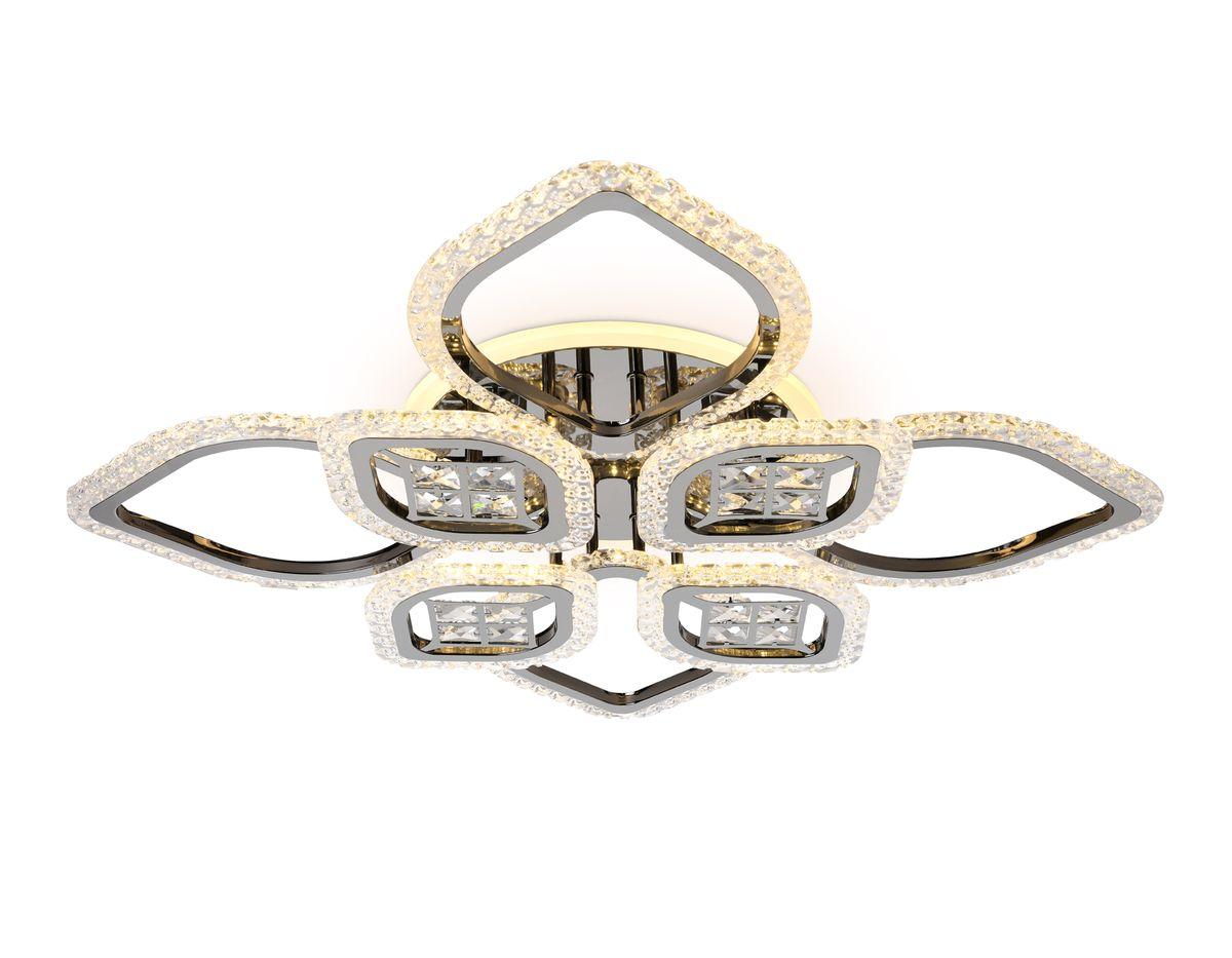 потолочная светодиодная люстра ambrella light acrylica ice fa2835