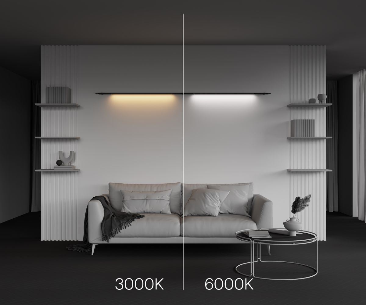 трековый светильник maytoni basis c100cl-l1000-24w3-6k-b