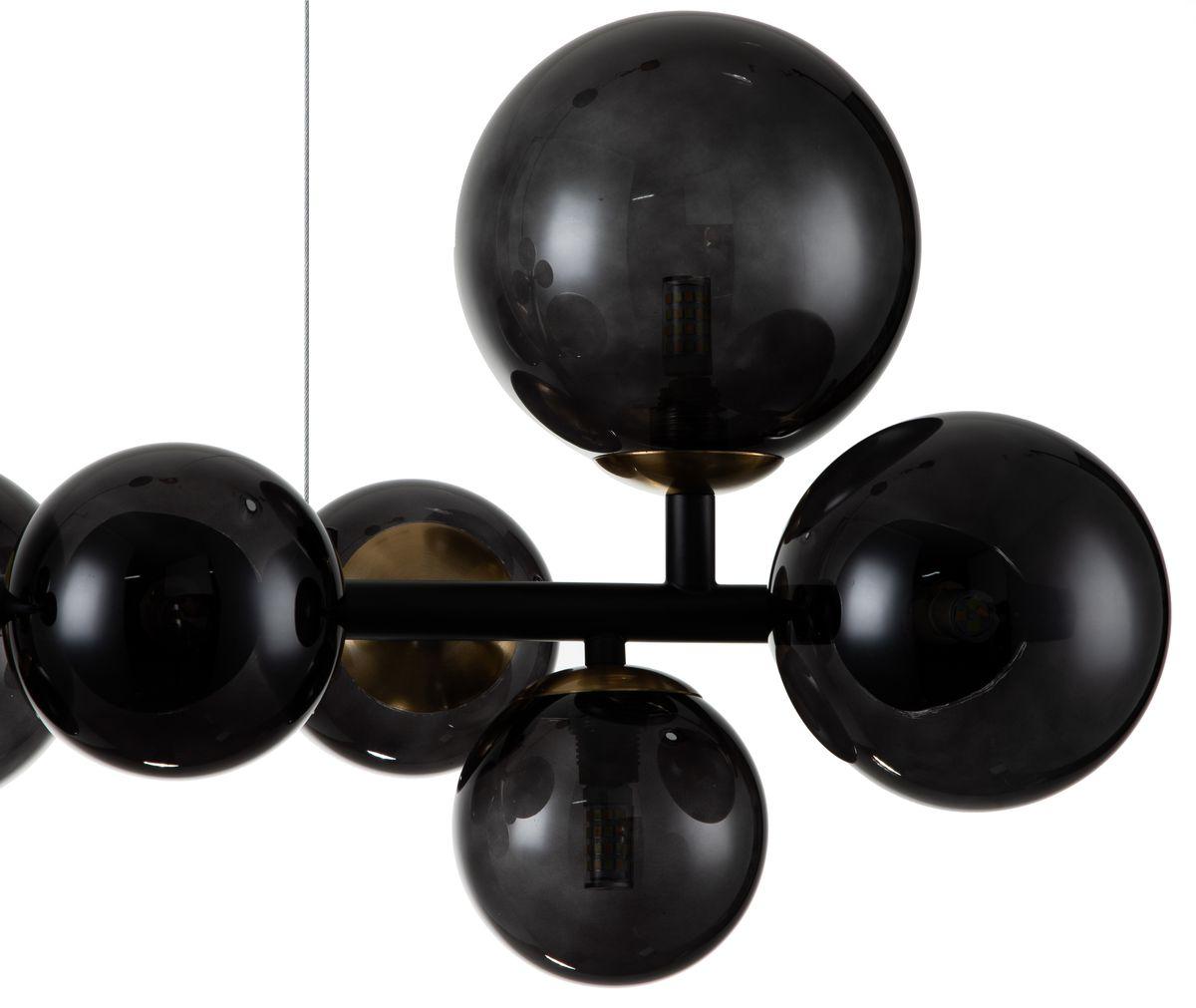 подвесная люстра indigo molecola 11018/10p black v000196