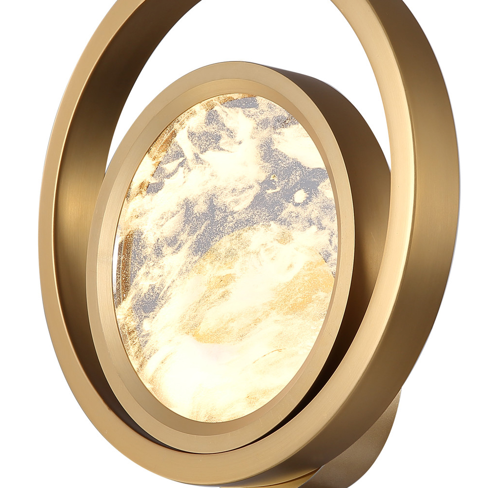 настенный светильник delight collection moon light mb8700-1a brushed gold