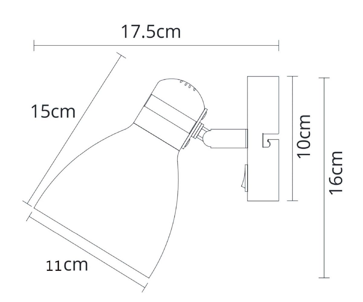 спот arte lamp fafnir a5047ap-1bk
