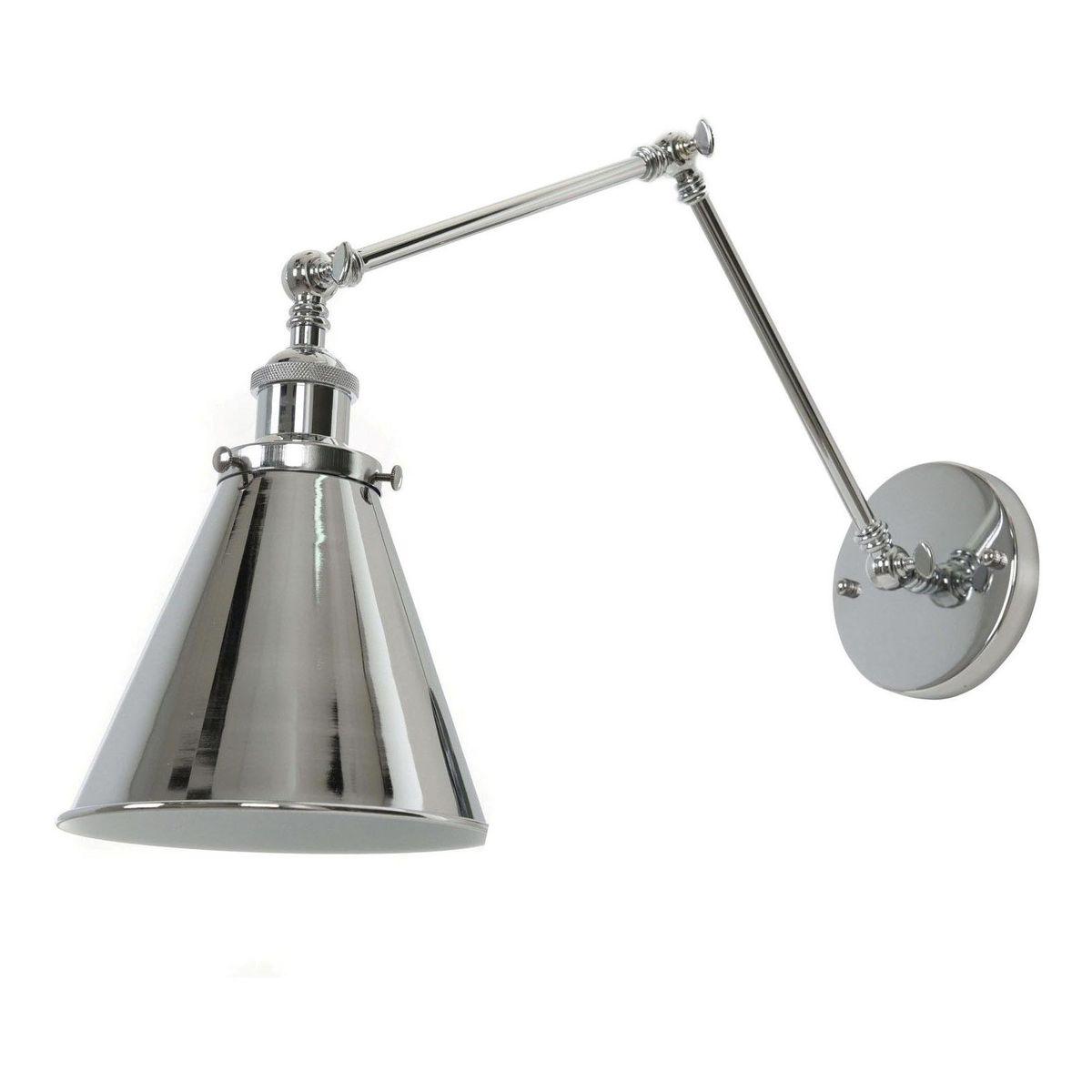 бра lumina deco rubi ldw b007-2 chr