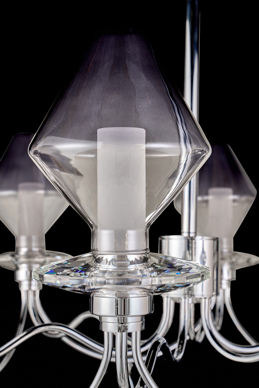 подвесная люстра therese le7721/6 chrome