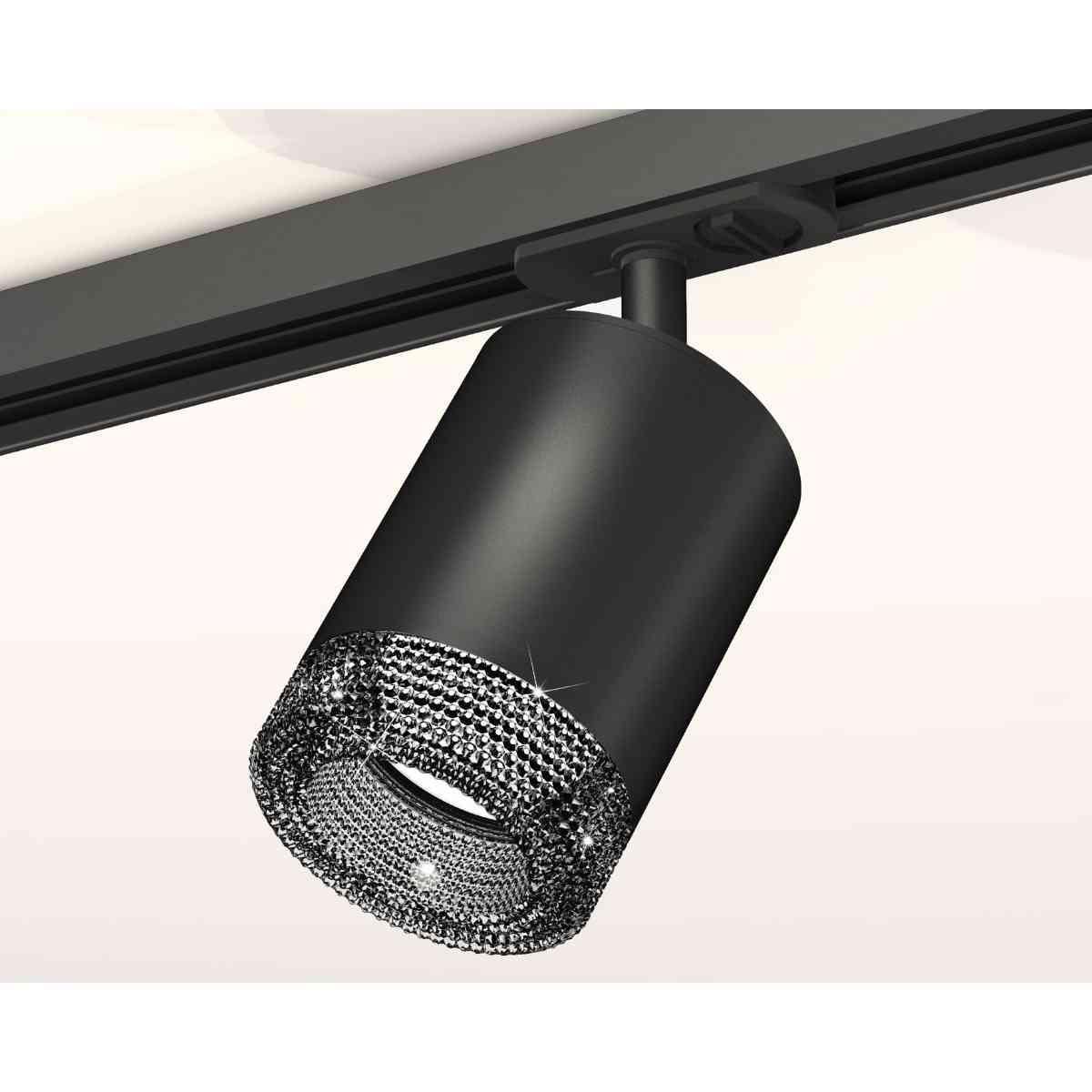 комплект трекового светильника ambrella light track system xt7422010 sbk/bk черный песок/тонированный (a2537, c7422, n7192)
