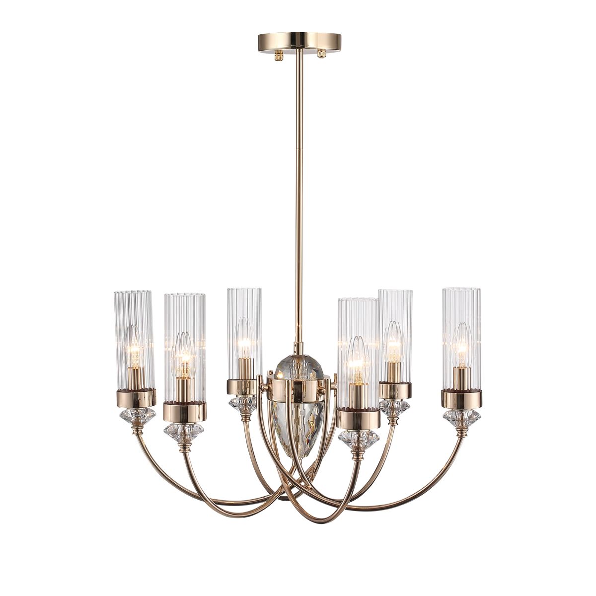 люстра на штанге st luce элегра sl1402.203.06