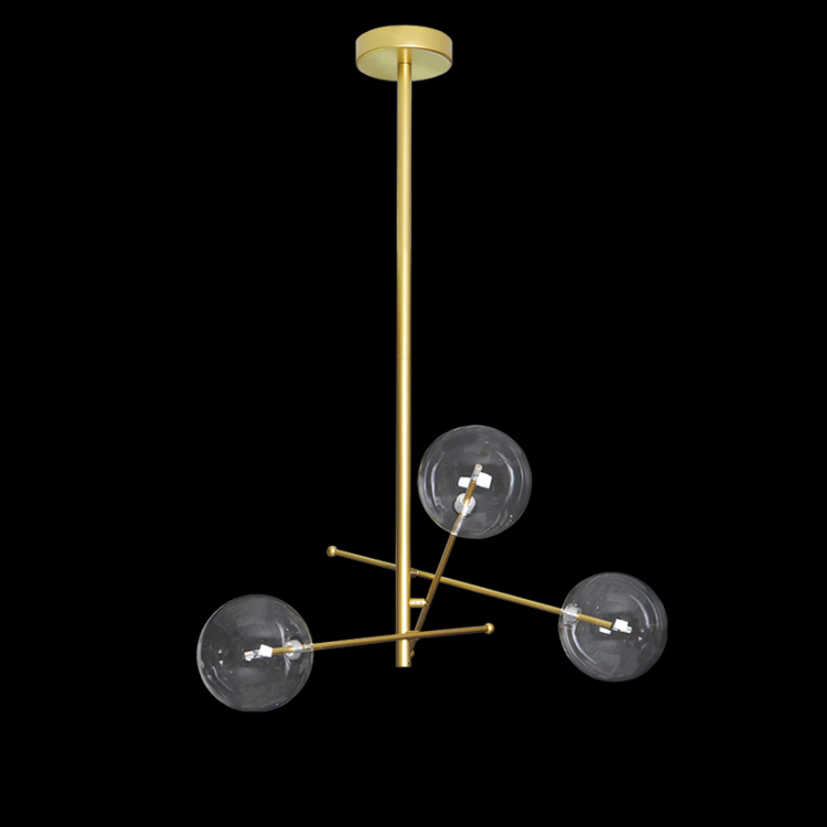 люстра на штанге delight collection globe mobile 9307p-3a gold