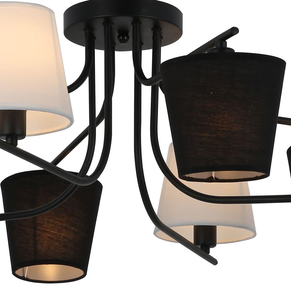 потолочная люстра illumico il8135-8cou-79 bk