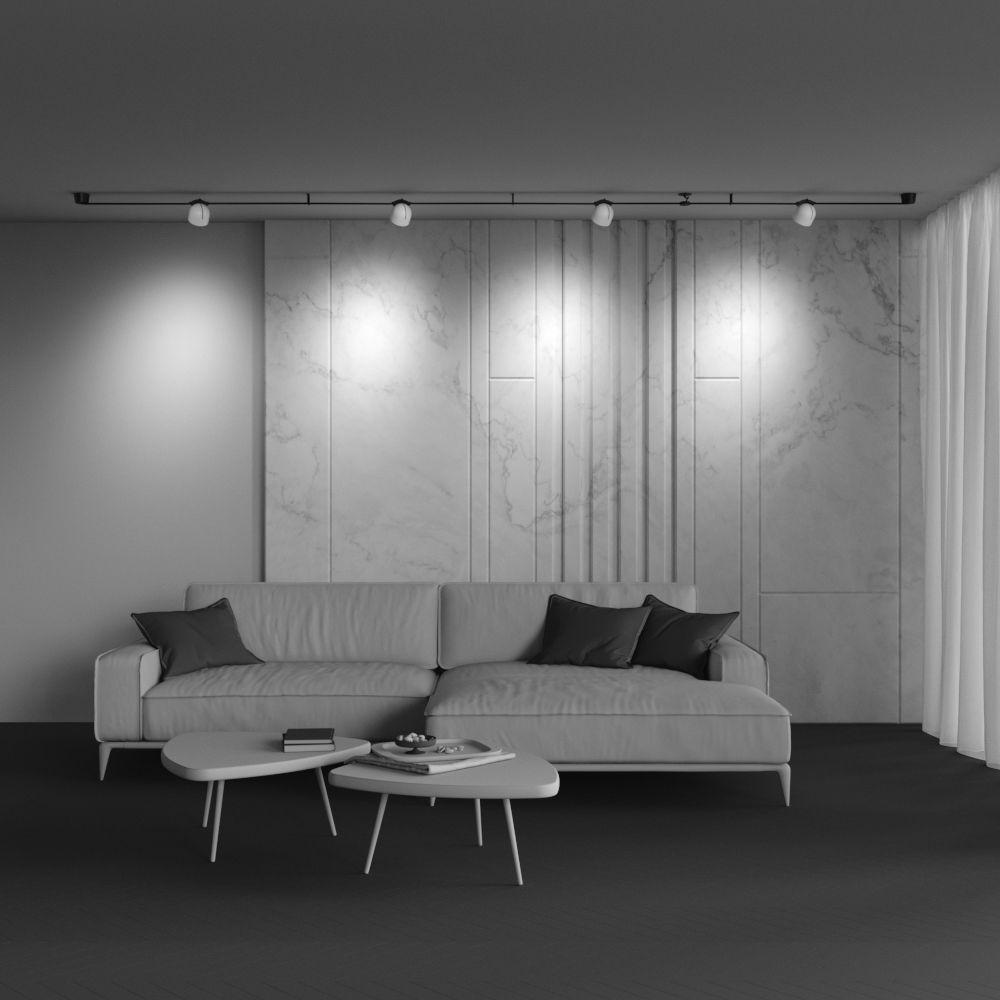 подвесной светодиодный светильник maytoni technical pendant system parity cup tr124b-12w3k-m-w