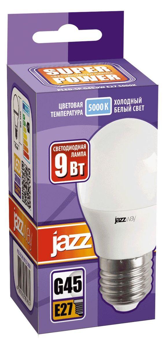 лампа светодиодная jazzway e27 9w 5000k матовая 2859662a