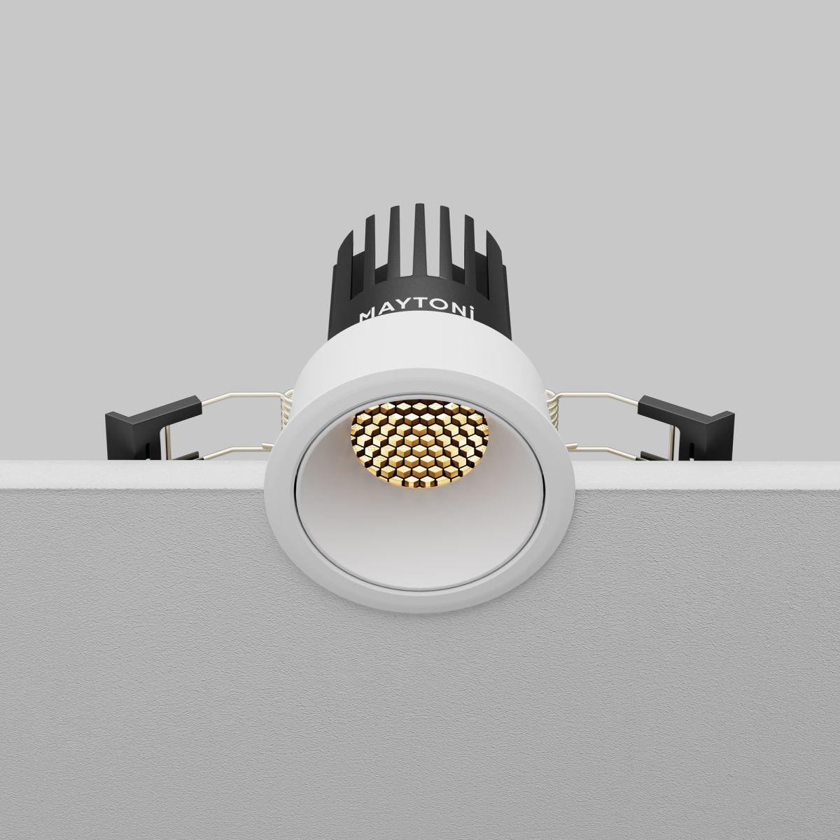 встраиваемый светильник maytoni dip dl115-10w-2.7k-w