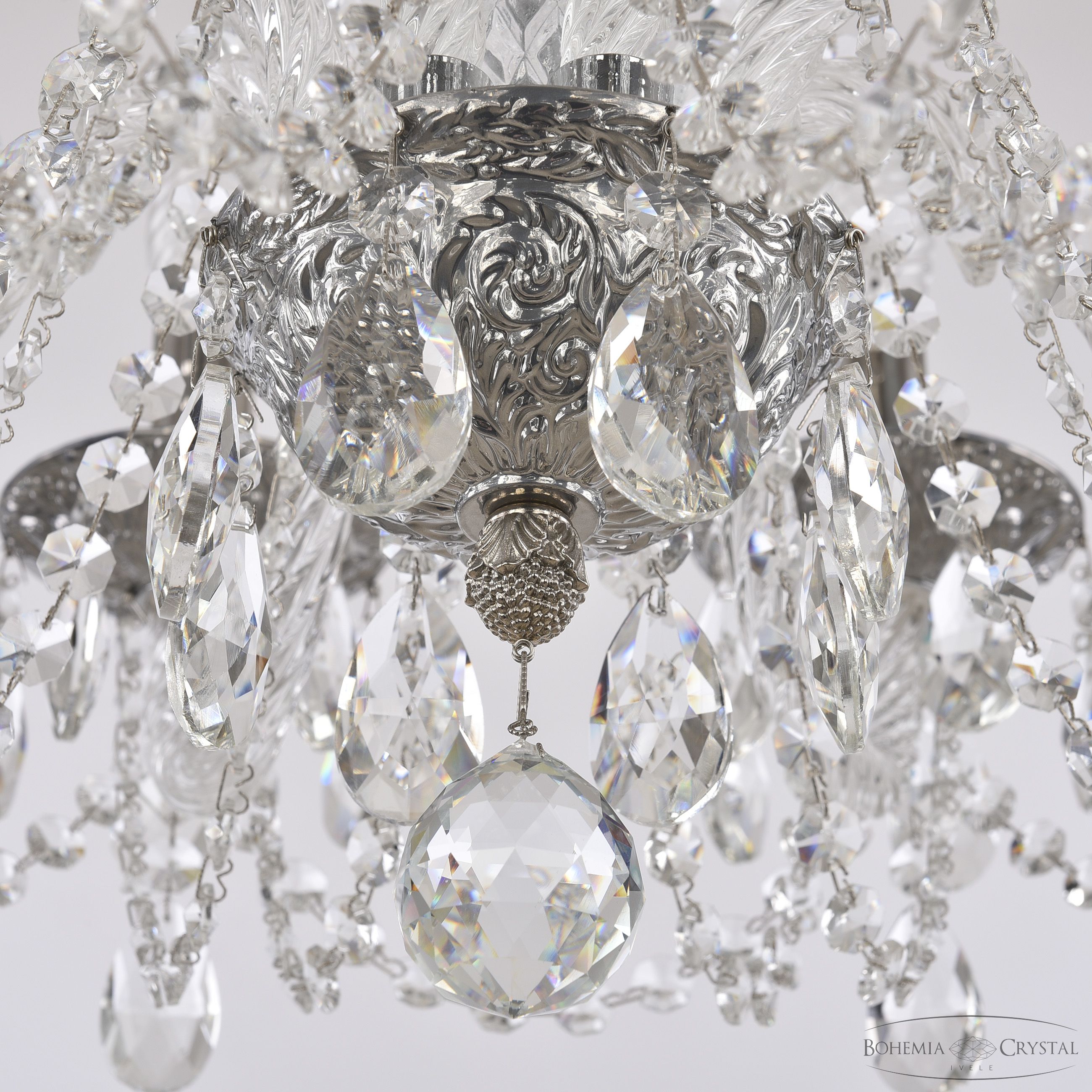 подвесная люстра bohemia ivele crystal al16302/8/195 cg