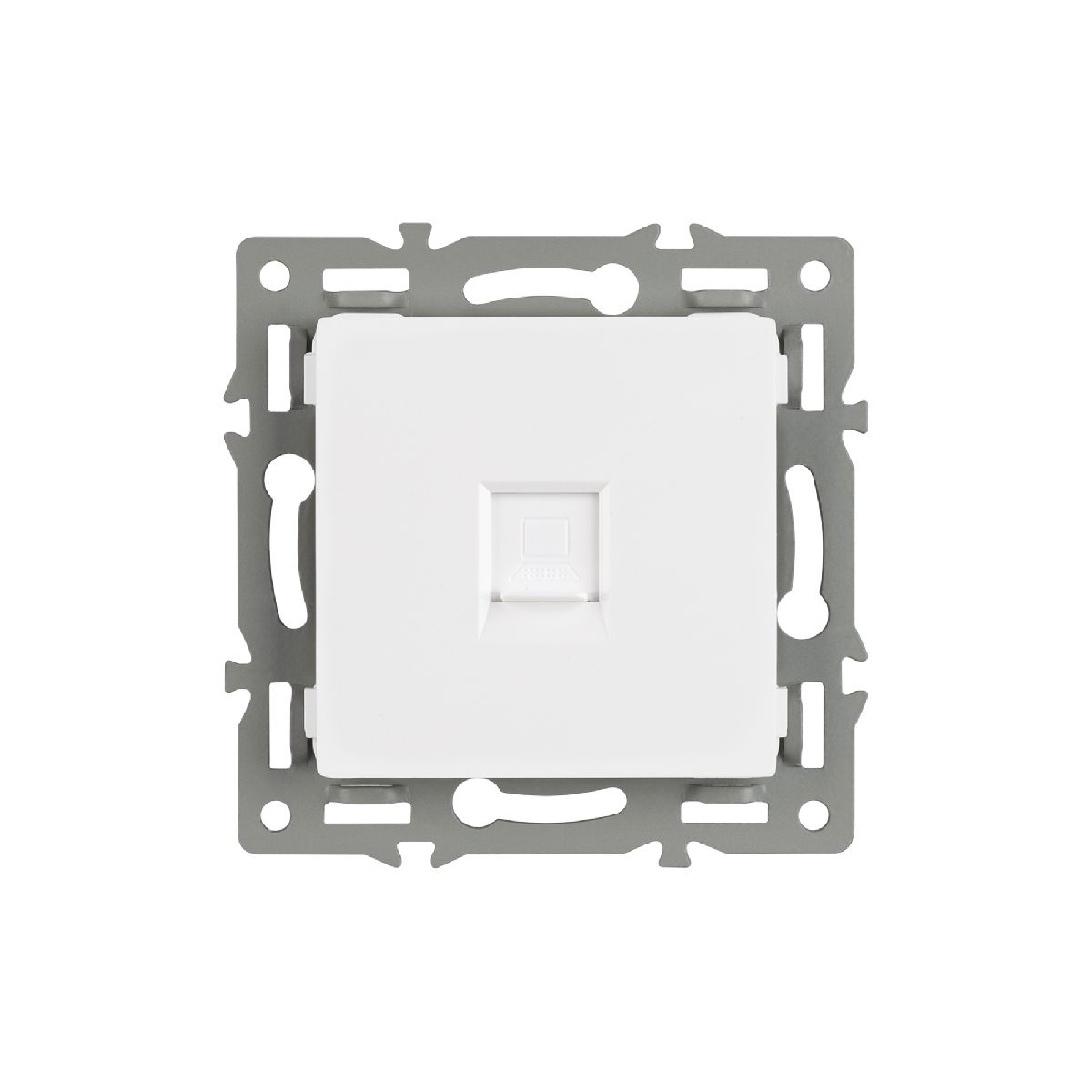 механизм компьютерной розетки arlight sct-mpc1-pl-wh 045301