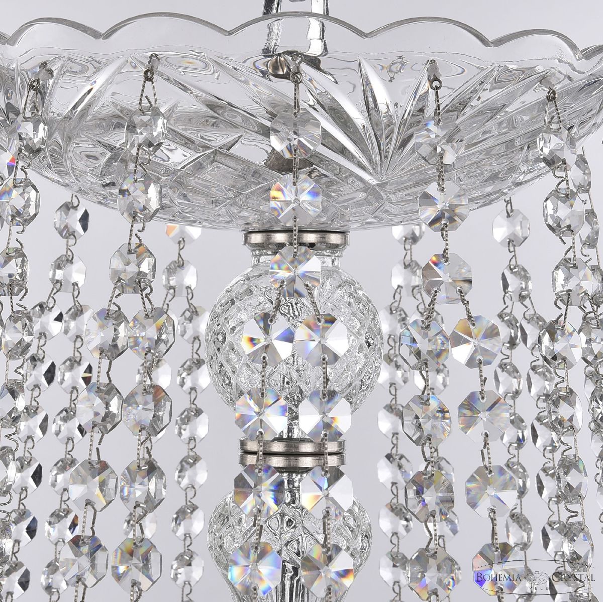 подвесная люстра bohemia ivele crystal 1402/16/400 ni