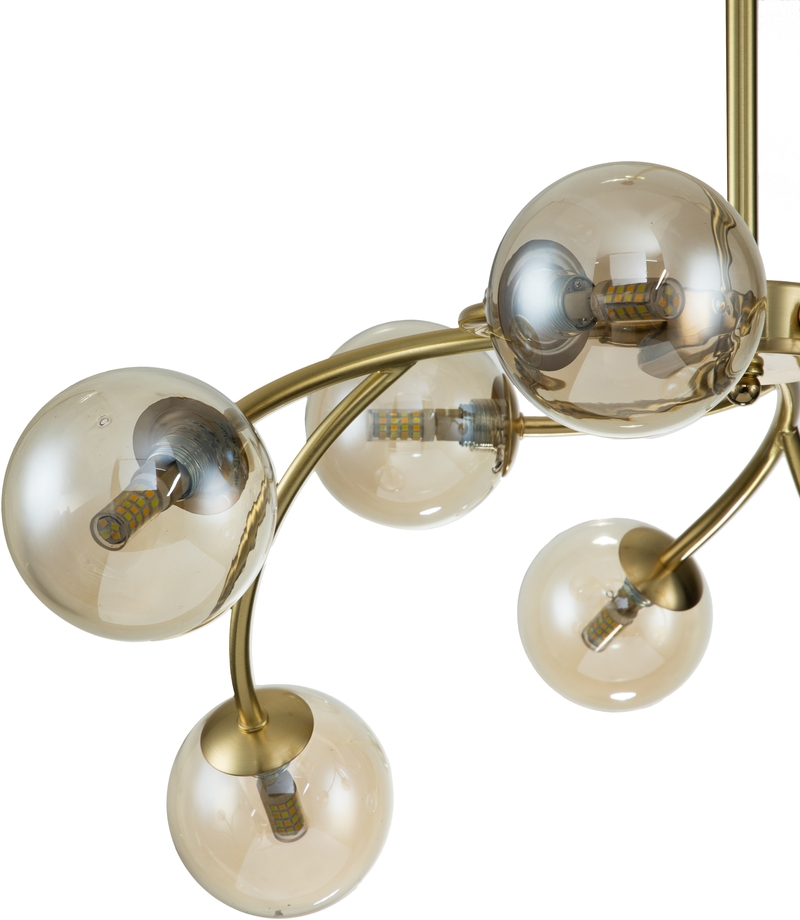 люстра на штанге indigo intero 11024/9r gold v000227