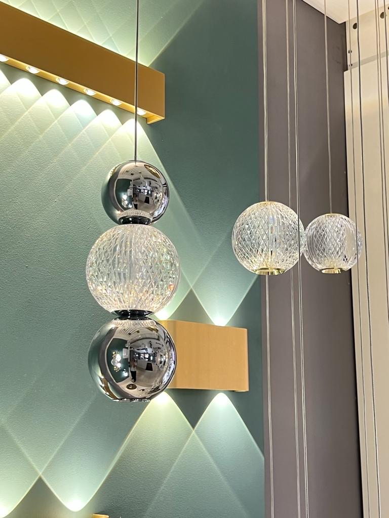 подвесной светодиодный светильник odeon light crystal 5007/7la