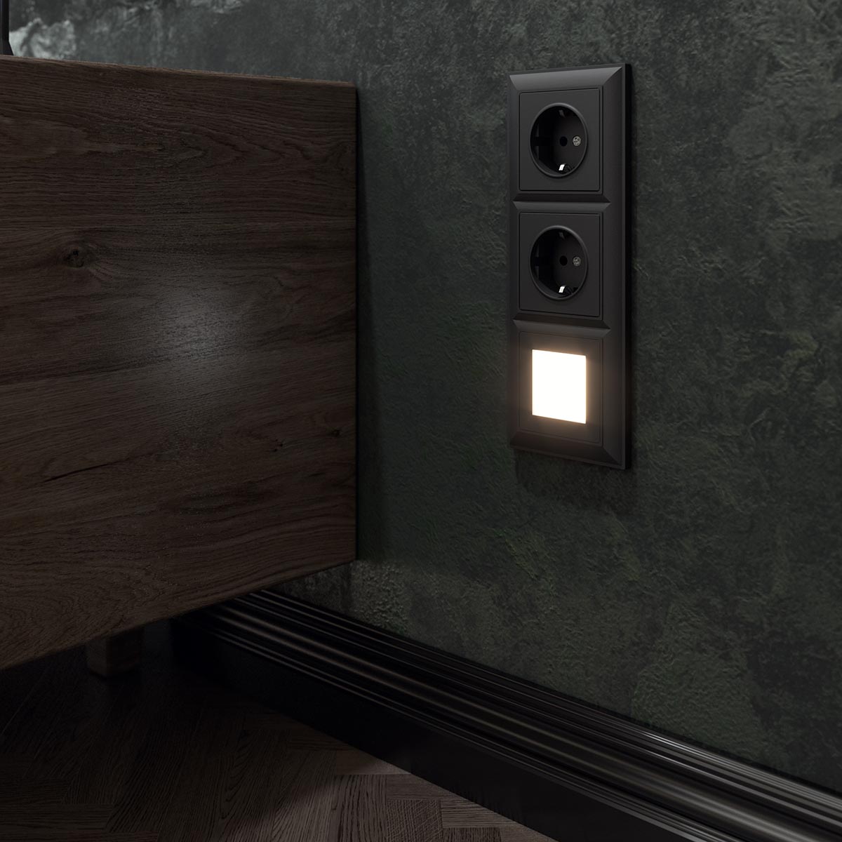 встраиваемая led подсветка werkel черный матовый w1154308 4690389172724