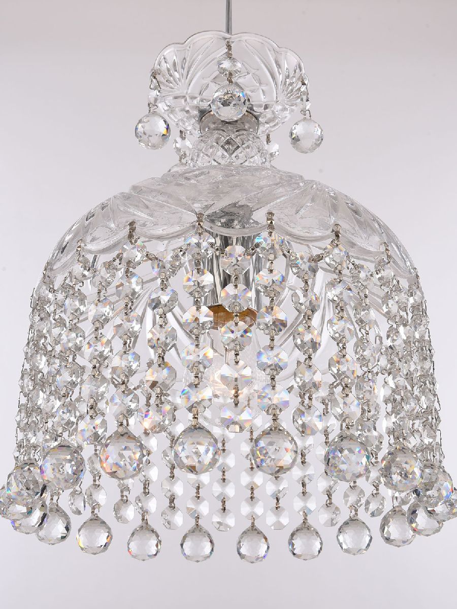 подвесной светильник bohemia ivele crystal 14781p/22 ni balls