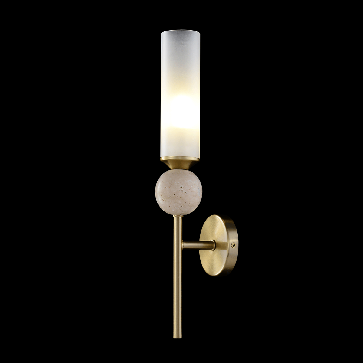 бра crystal lux simply ap1.1 brass