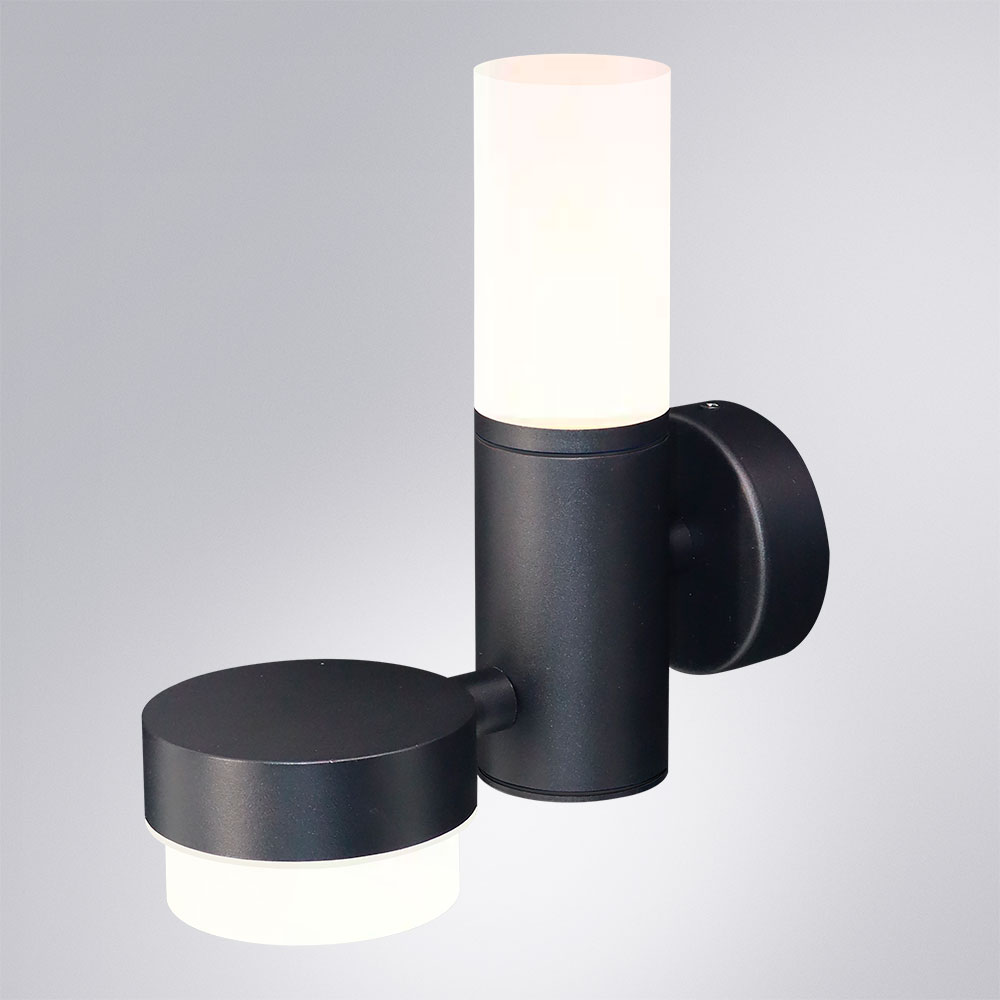 уличный настенный светильник arte lamp budapest a2360al-2bk