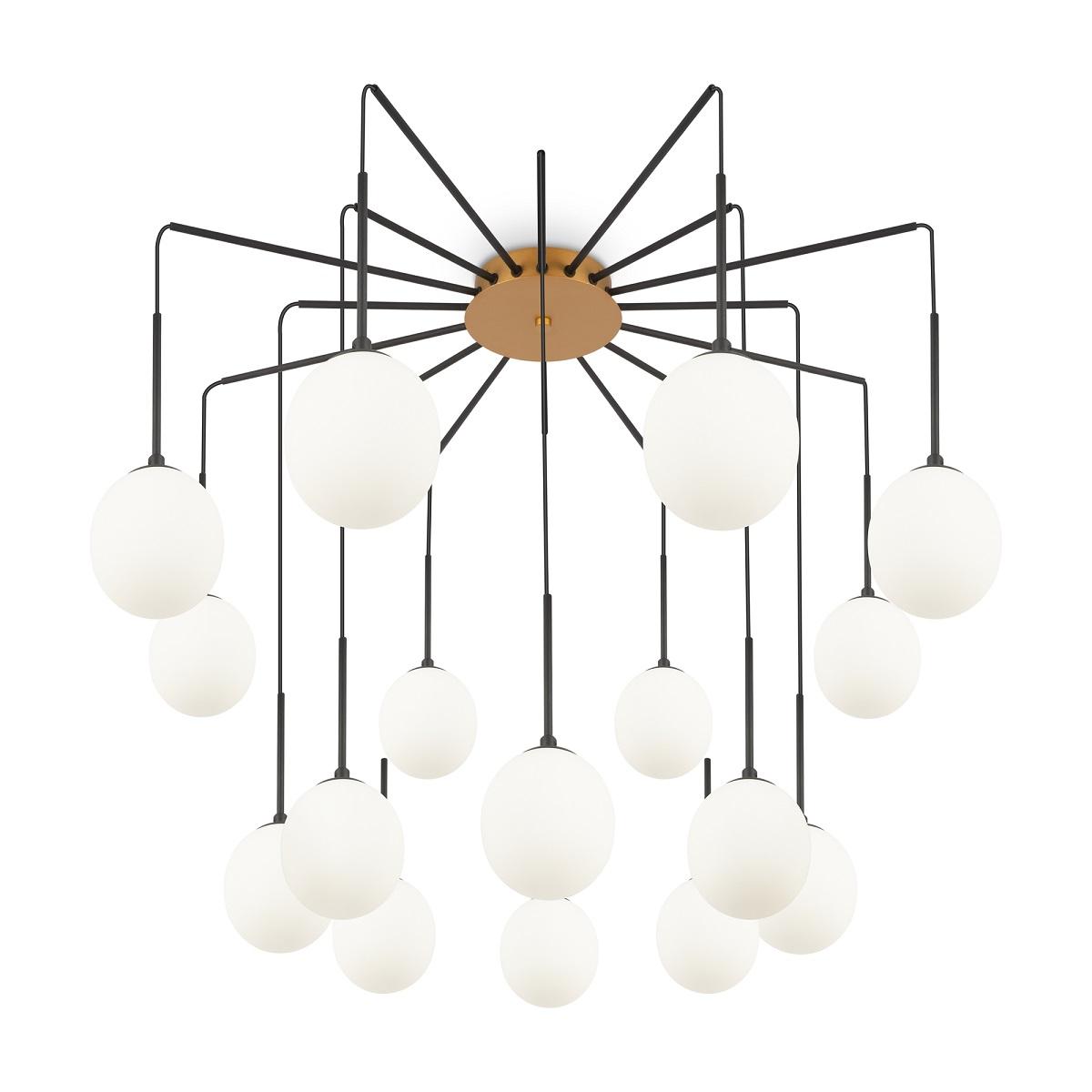 подвесная люстра maytoni branch mod176pl-16g