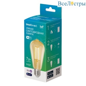LED-ST64-7W/SW/E27/230V/WF GLS82GO