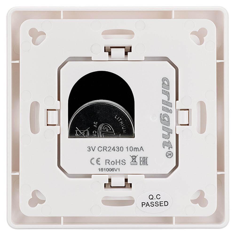 панель управления arlight knob sr-2853k2-rf-up white 021458