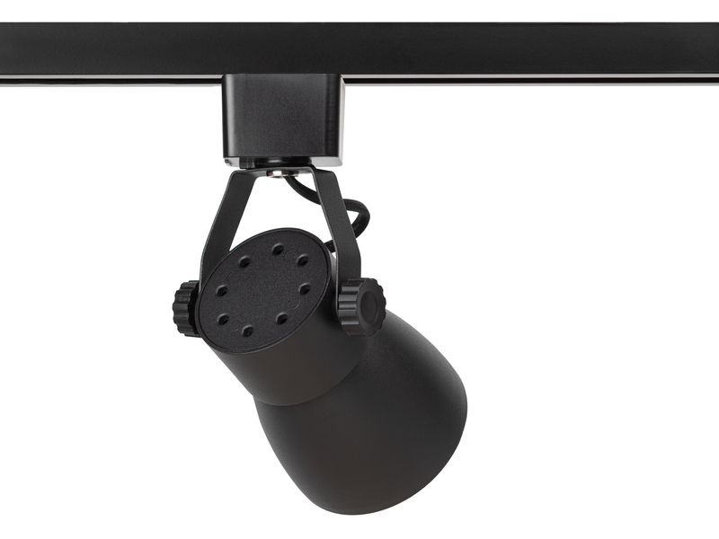трековый светильник эра tr38-gu10 bk б0053308