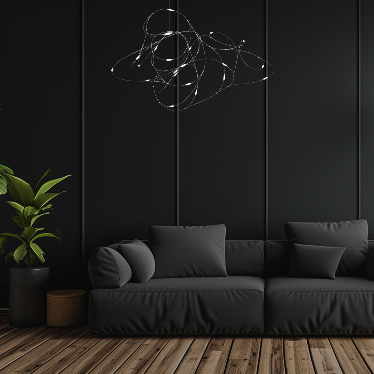 подвесной светильник loft it flock of light 10309/21 cr