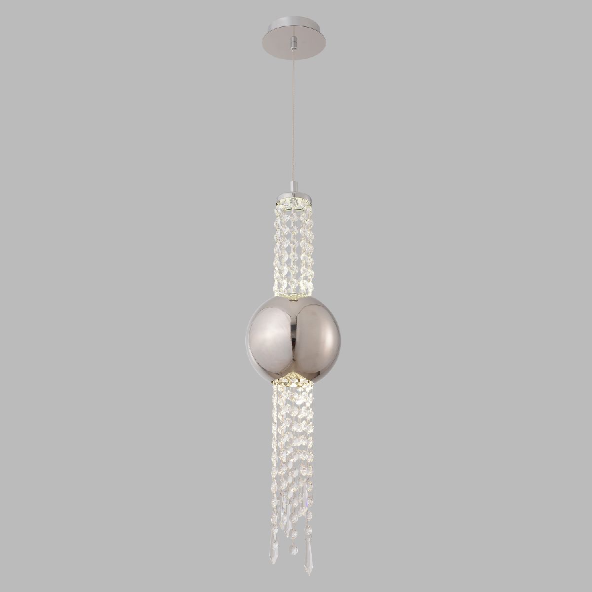 подвесной светильник crystal lux navajo sp3w led chrome