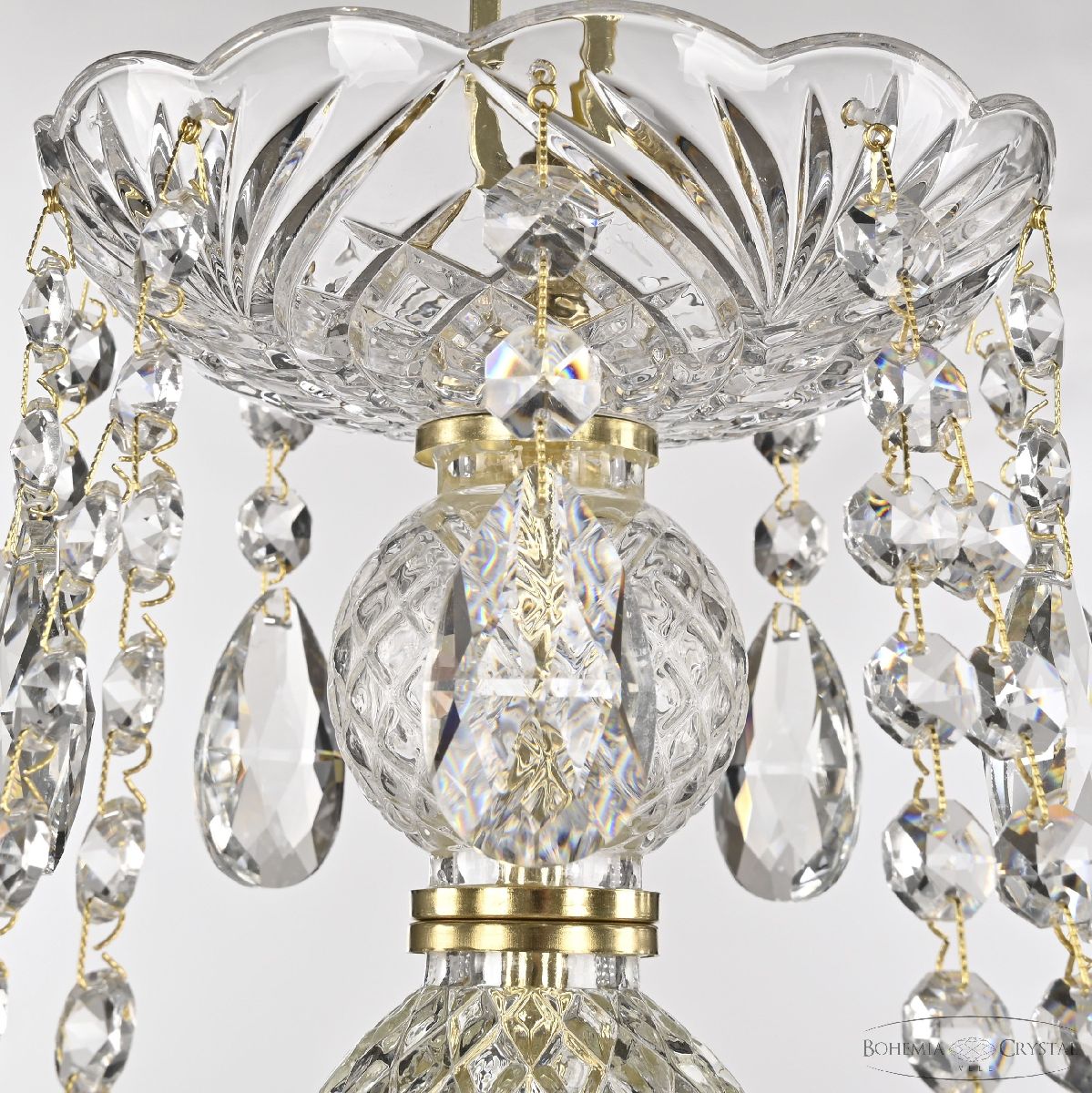 подвесная люстра bohemia ivele crystal 105/10/240 g