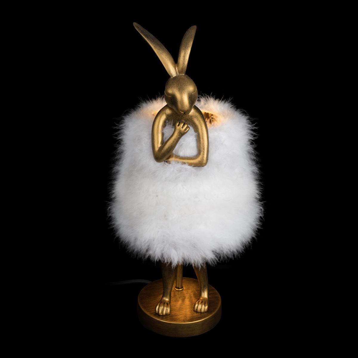 настольная лампа loft it lapine 10315/a white fluff