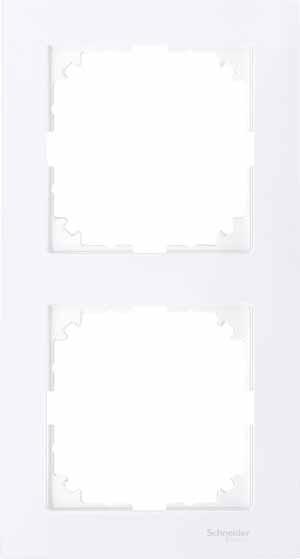 рамка на 2 поста schneider electric merten mtn4020-3625