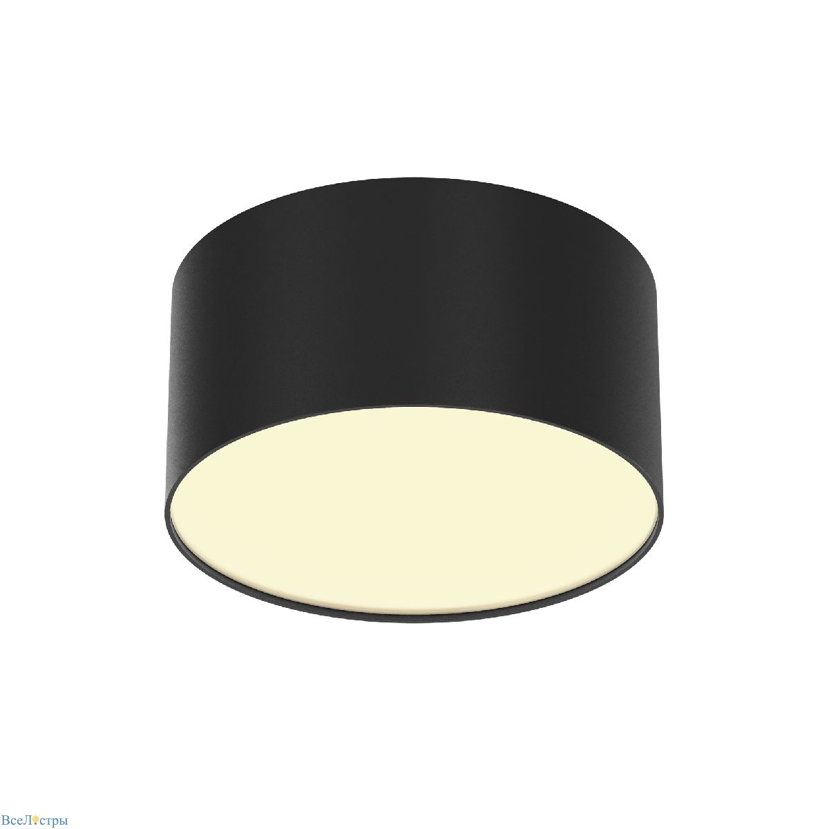 накладной светильник maytoni zon c032cl-12w2.7k-rd-b