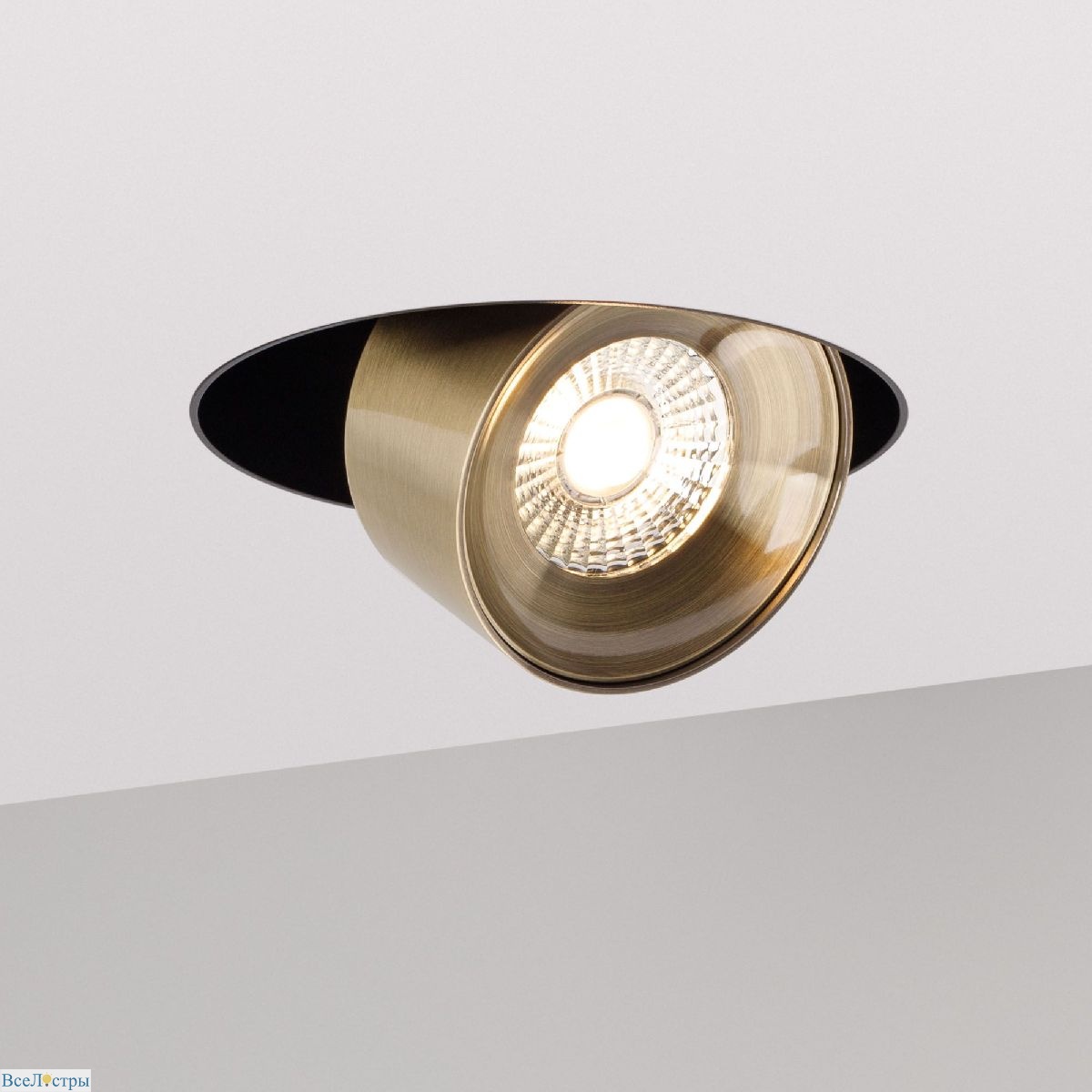 встраиваемый спот arlight sp-plurio-built-trimless-r160-9w day4000 (bk-abrs, 36 deg, 230v) 038075