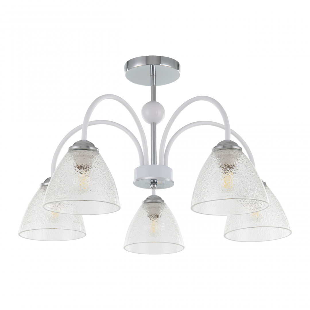 люстра на штанге arte milano napoli 321410/5 cr+wh