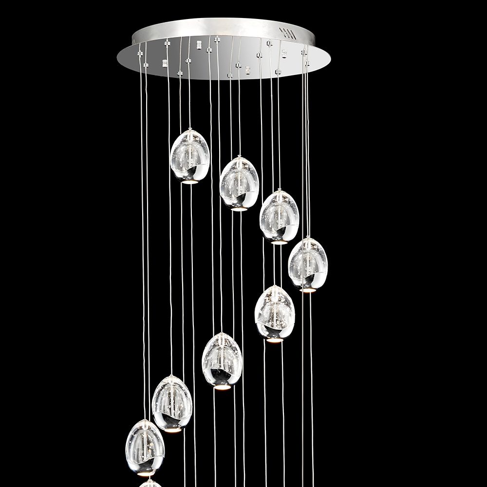 каскадная люстра delight collection terrene md13003023-18a chrome