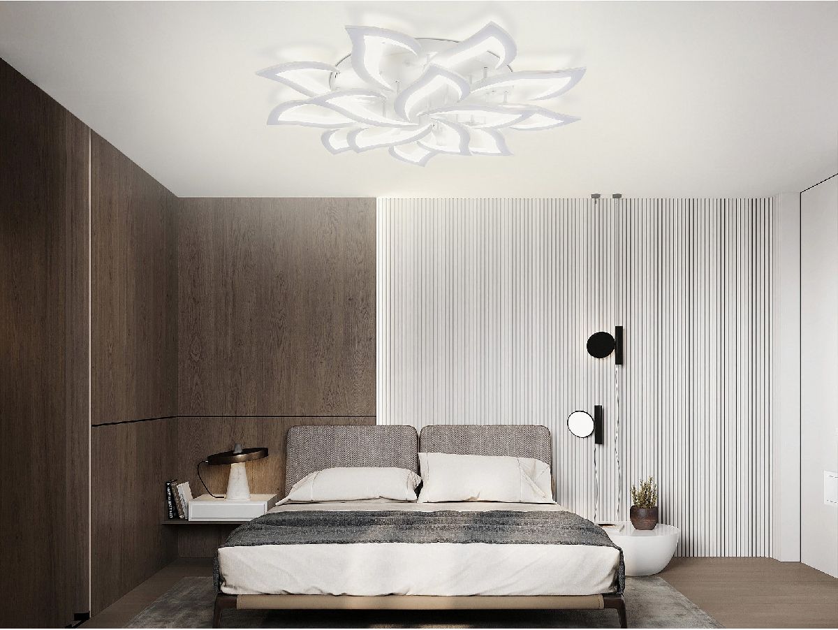 потолочная светодиодная люстра natali kovaltseva olimp led lamps 81335-74067